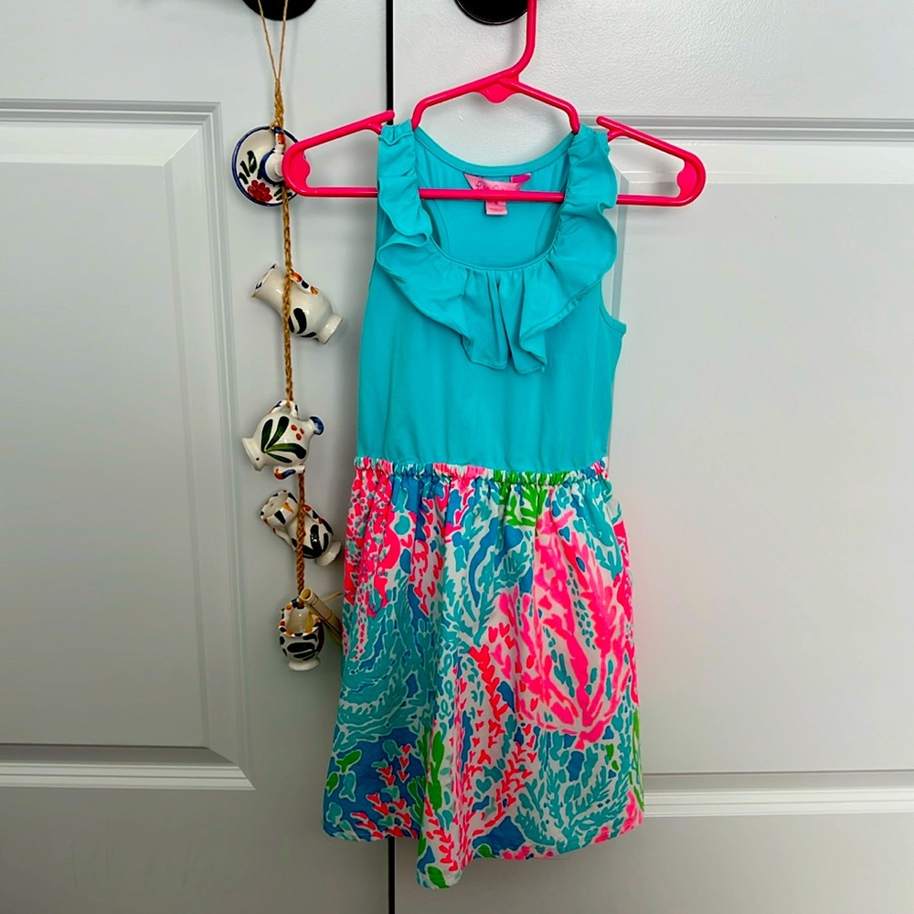 Tropical Lilly Pulitzer Kids Sleeveless Dress